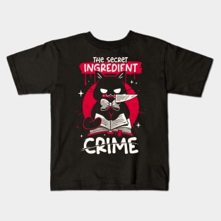 Killer Secret Ingredient - Evil Cat Kids T-Shirt